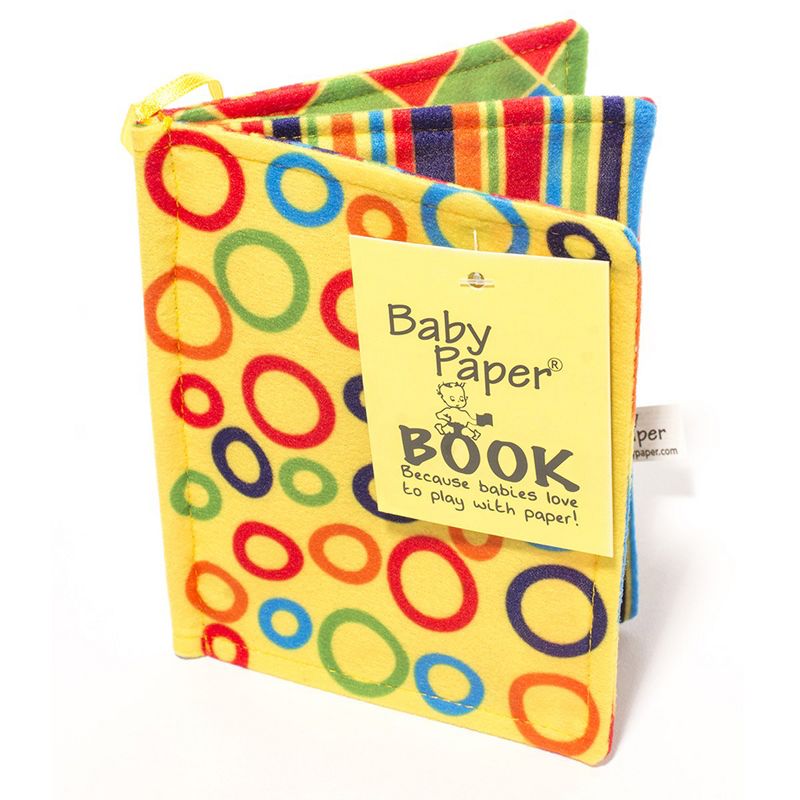 Baby Paper Vanilla Cupcake & Crinkle Book Gift Set - Baby Paper Crinkle Toys