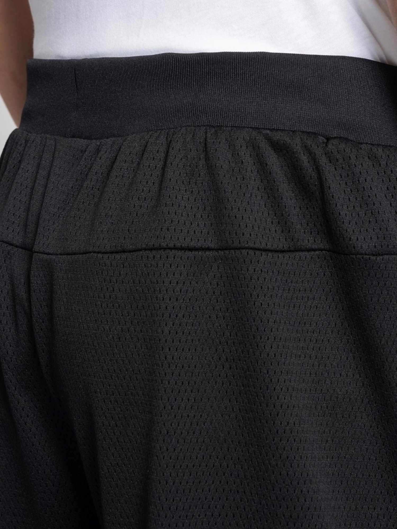 Adidas Black Regular Fit Texture Sports Shorts
