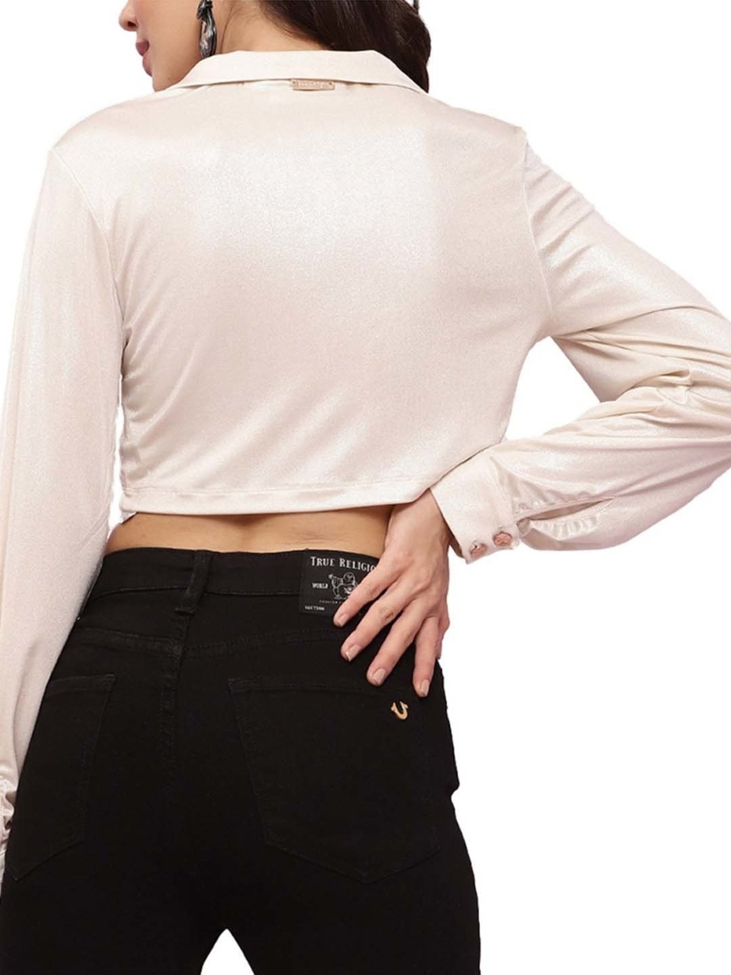KENDALL + KYLIE White Slim Fit Shirt