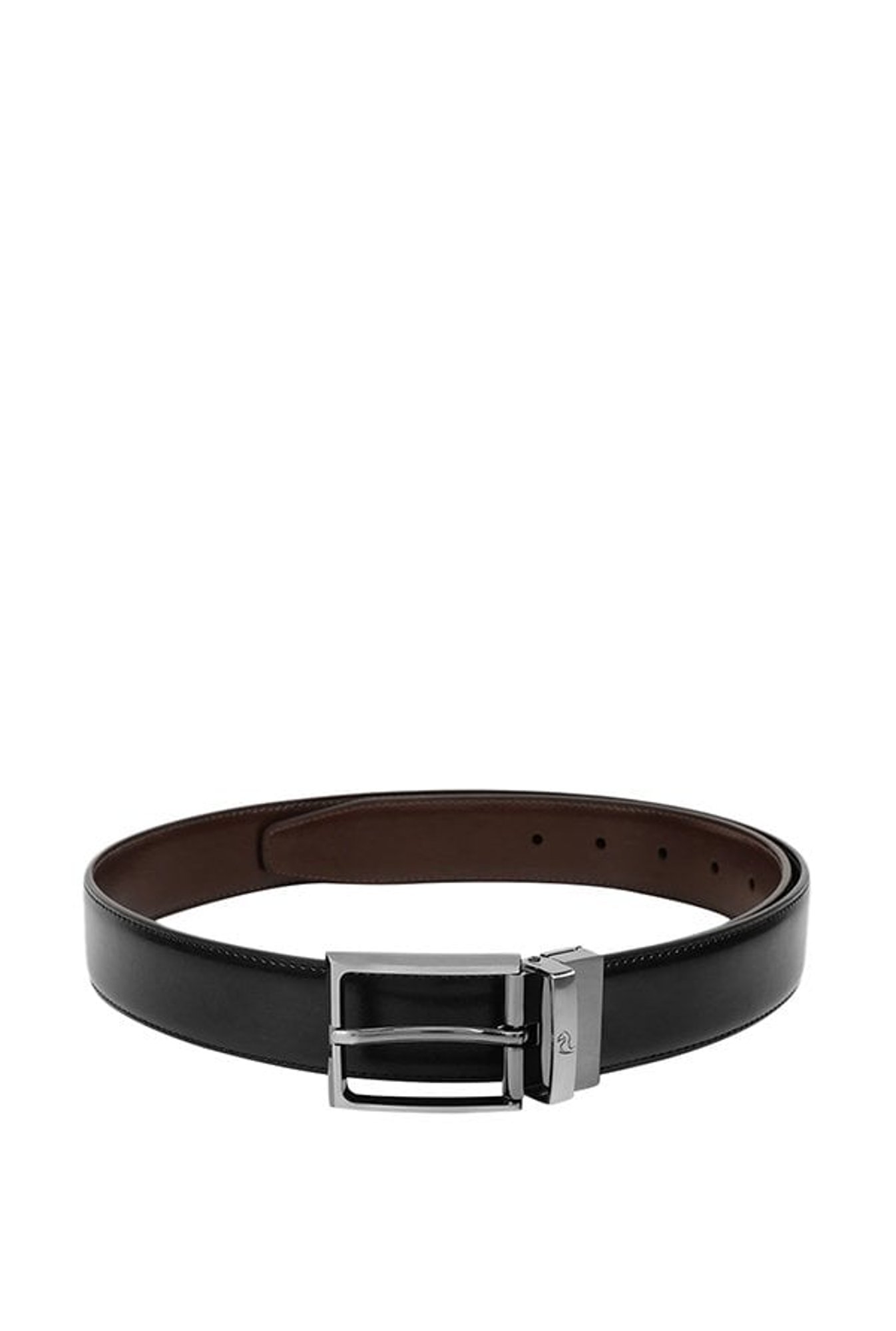 Kara Black & Brown Solid Reversible Belt