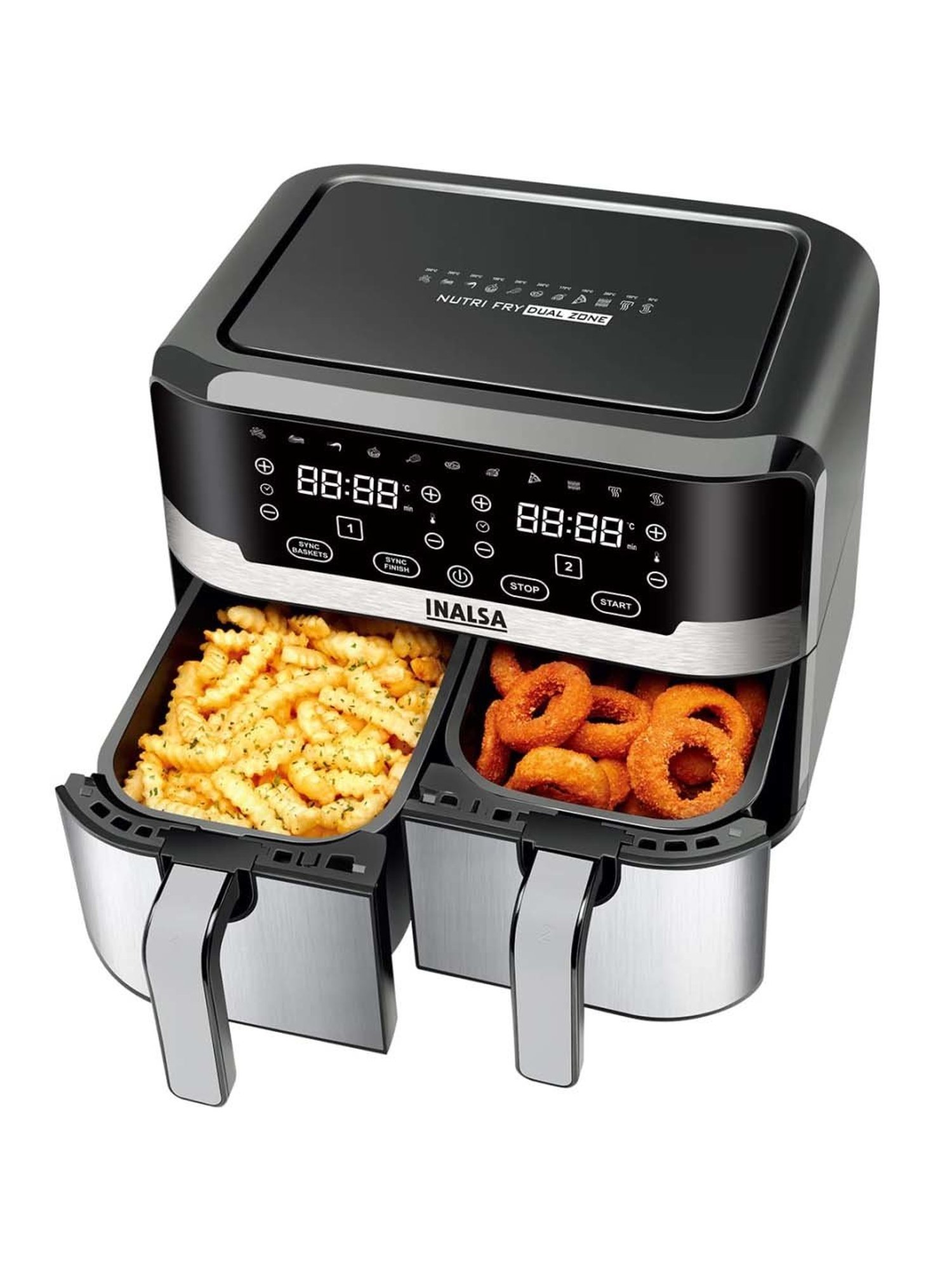 Prestige Nutrifry Black Plastic Electric Digital Touch Airfryer 4.5L