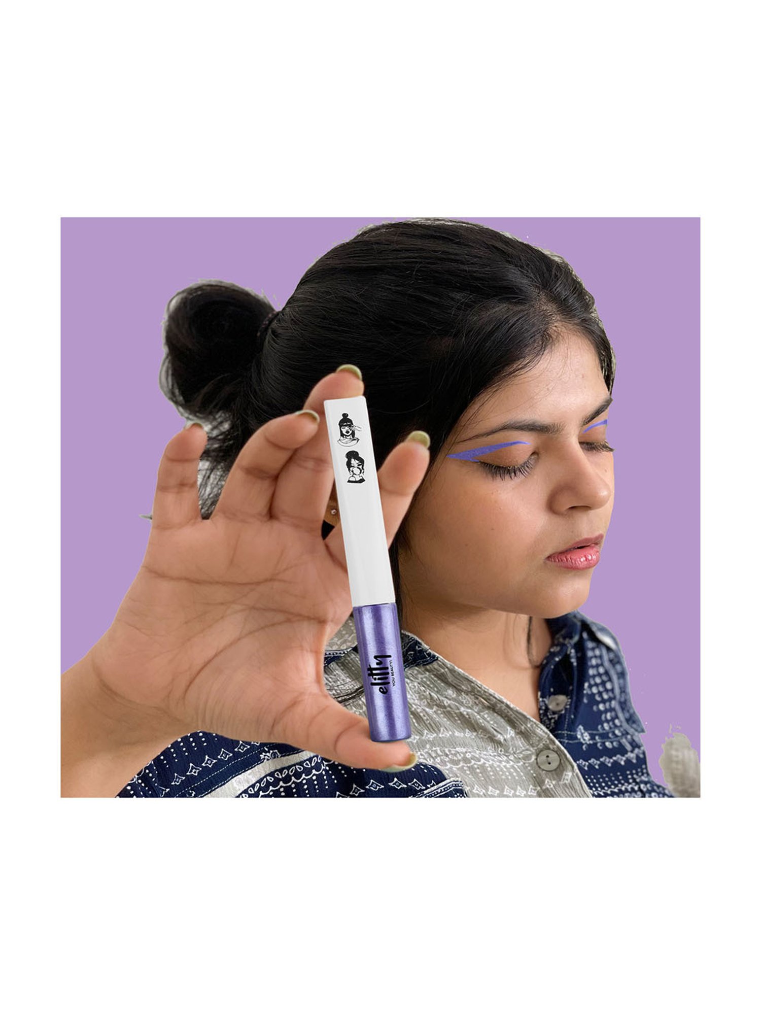 Elitty All Eyes on You Pop Eyeliner - Lucid Dreaming (Metallic Purple) - 4 ml