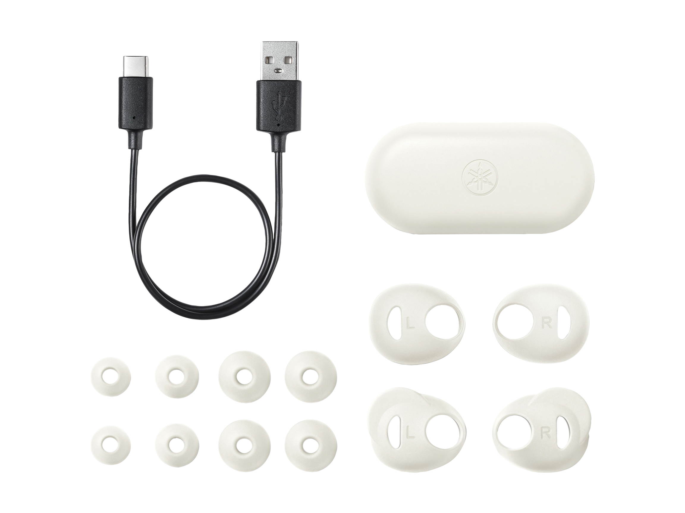 Yamaha TW-E3AWH True Wireless Earbuds - White