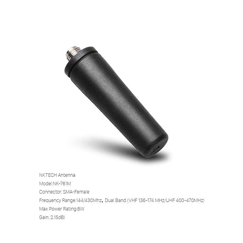 Mini SMAFemale Antenna VHF UHF 144430Mhz for BaoFeng BFF8HP UV82HP BF888S UV5R UV82 UV82C UV5X3 DMR6X2 DM1701 DM1801 DM5R GT3WP H777 Radios18 8W NK761M