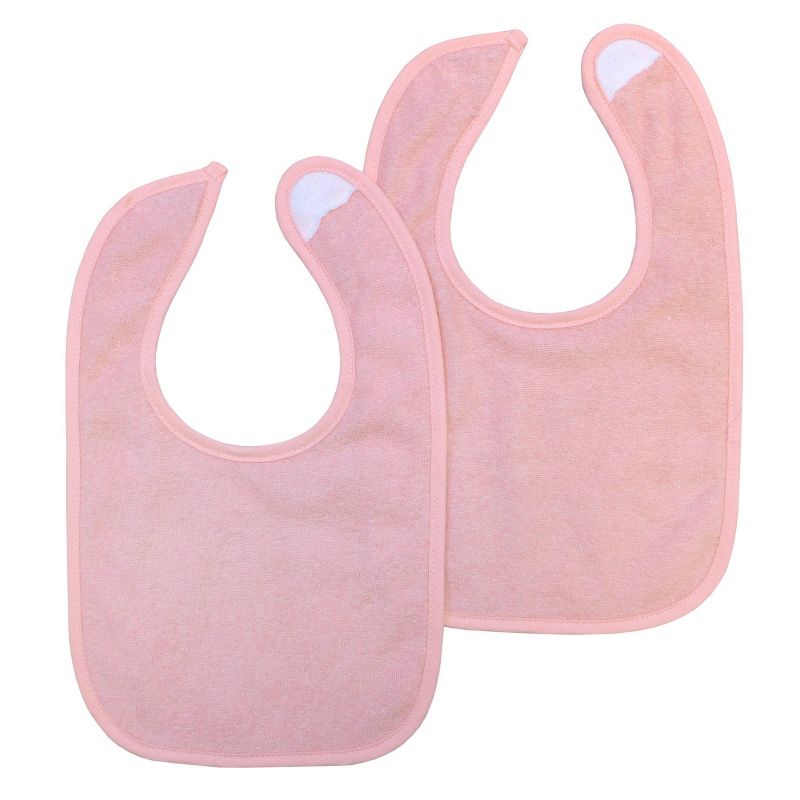 Neat Solutions Water-Resistant Lined Infant Bib Set Girl - 10pk