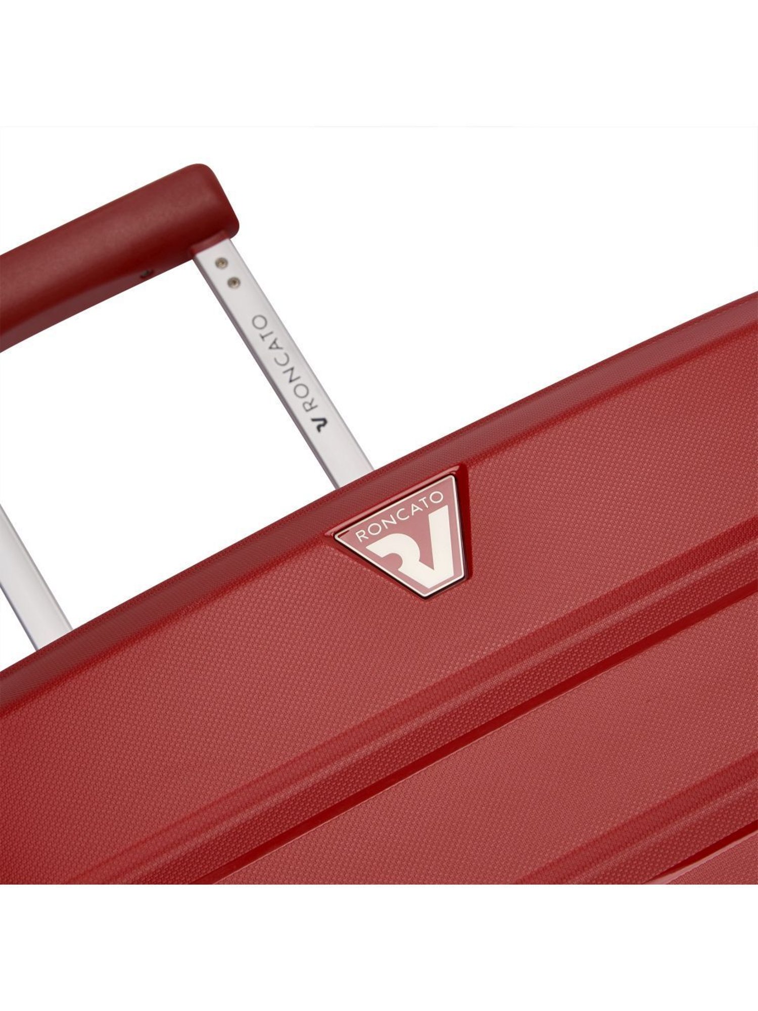 Roncato Butterfly Rosso Textured Hard Cabin Trolley Bag -21 cm