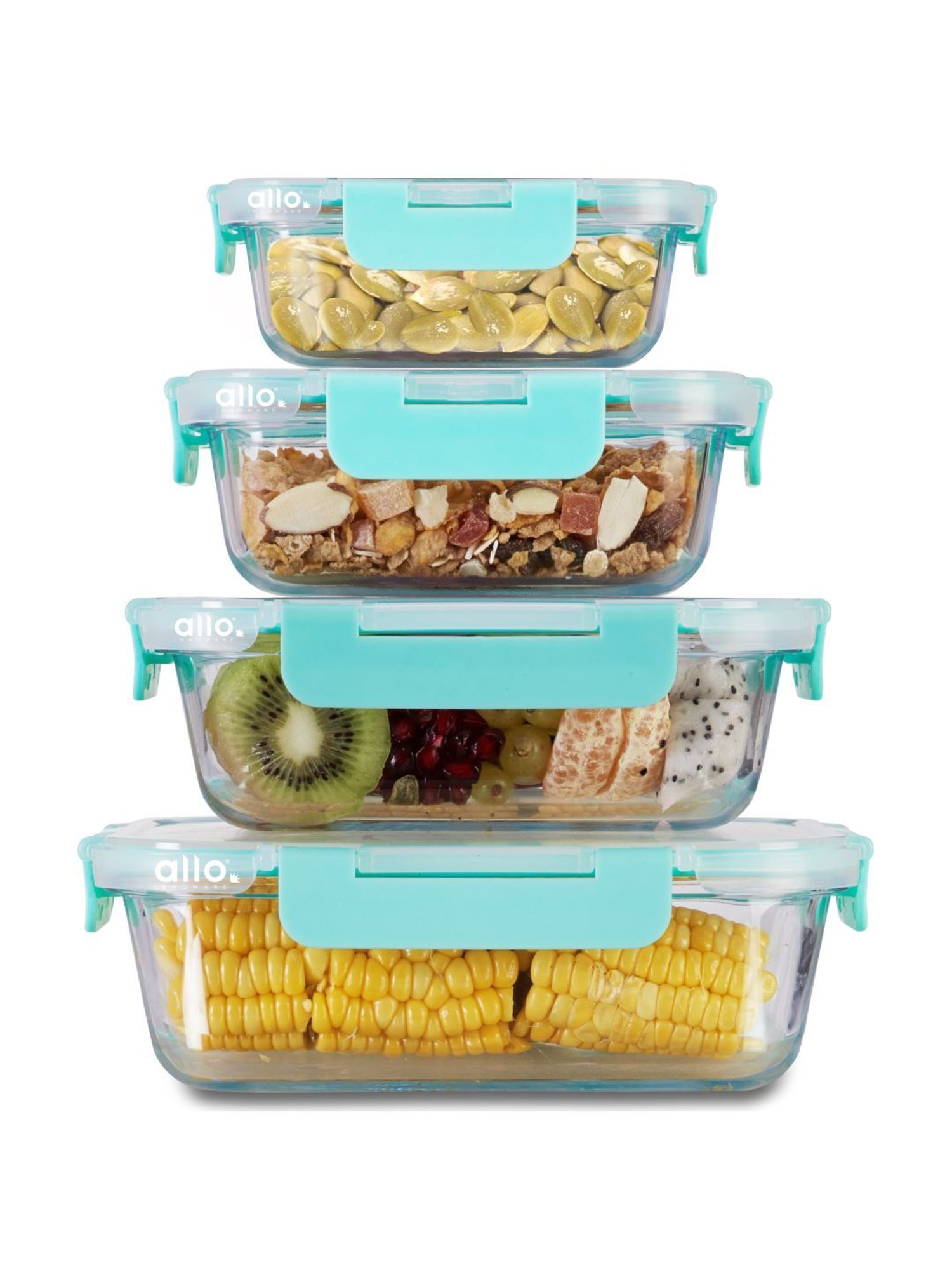 Borosilicate Glass Containers with Lids Microwave Safe Container for Glass Food Storage Containers