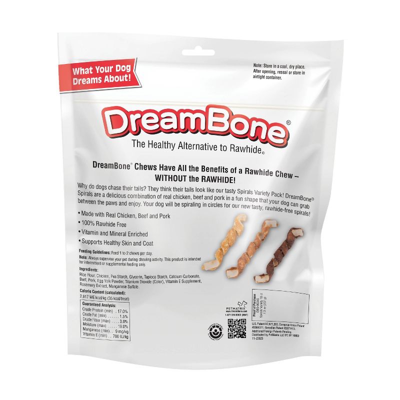 DreamBone Spirals Dog Treats - 18ct
