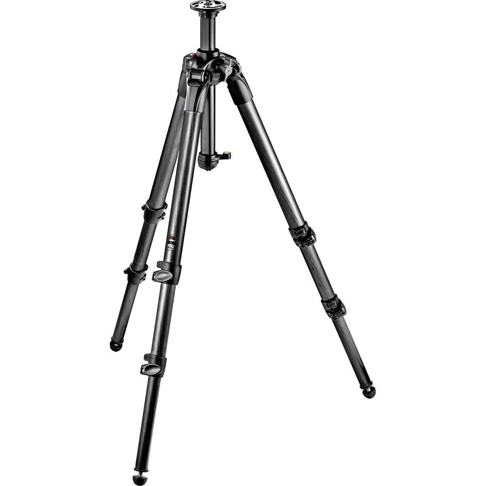 Manfrotto 3-Section Carbon Fiber Tripod With Rapid Column