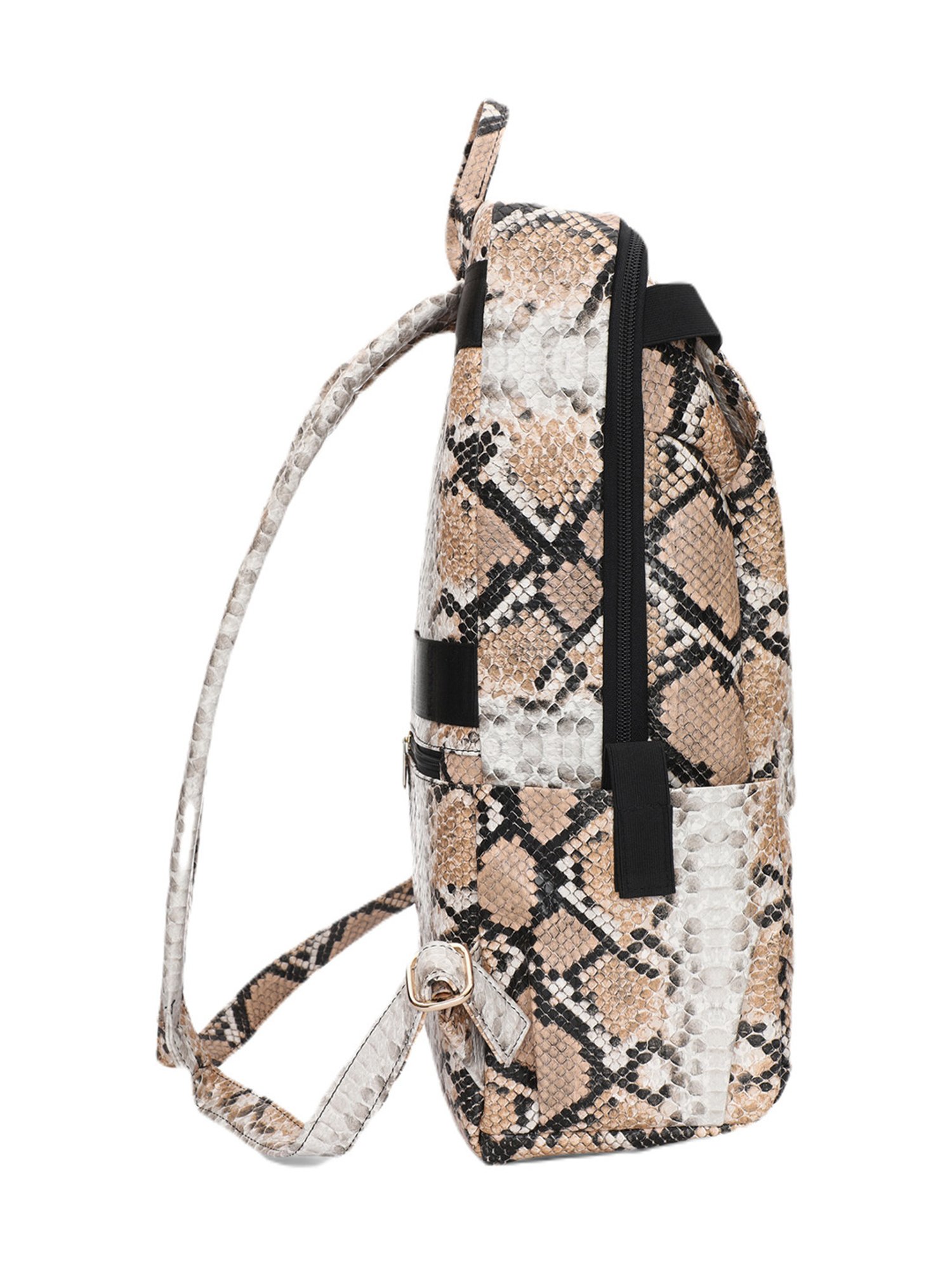 PELLE LUXUR Brown Textured Large Gaia Backpack