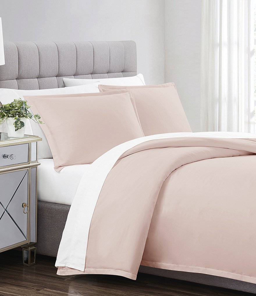 Charisma 310 Thread Count Cotton Classic Solid Duvet Cover Mini Set
