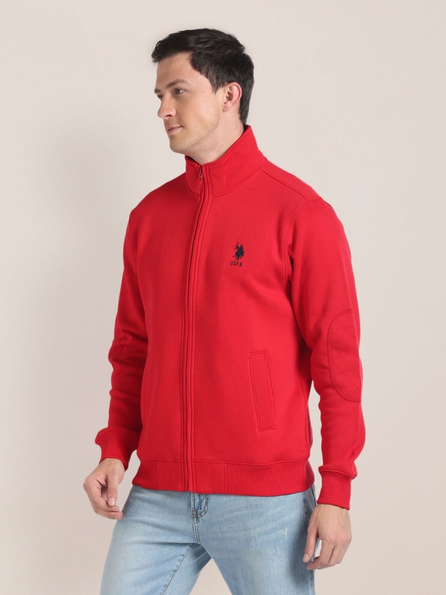 U.S. Polo Assn. Red Cotton Regular Fit Sweatshirt