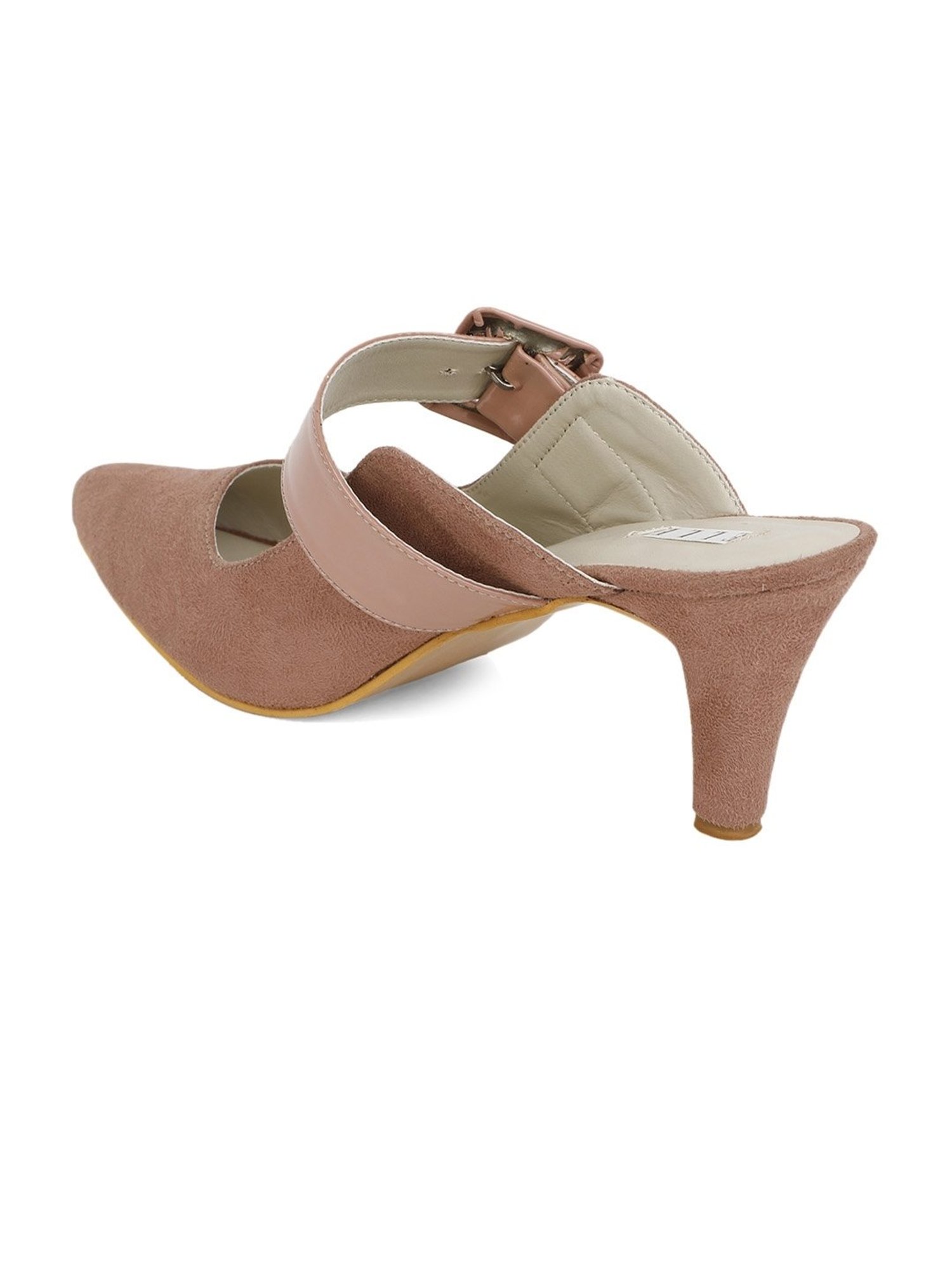 Elle Women's Peach Mule Shoes