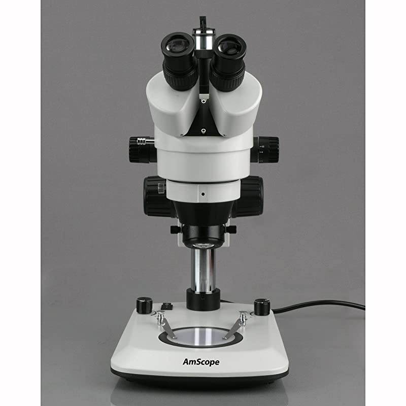 7X-45X Dual Lit 6W LED Trinocular Stereo Zoom Microscope (SMDG-2T-6WB)