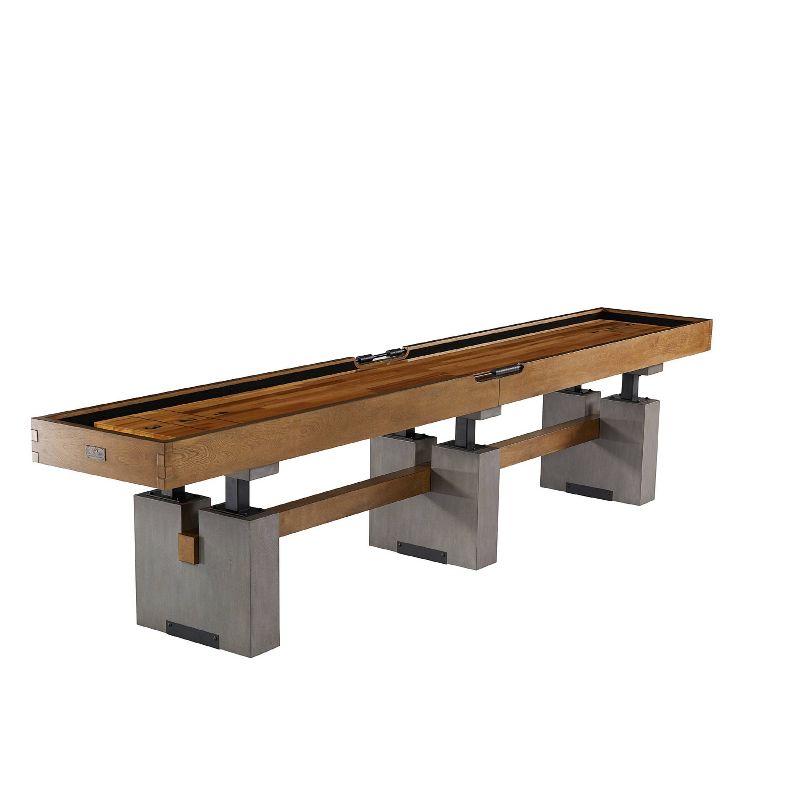 Barrington Clyborne 12' Shuffleboard Table - Brown
