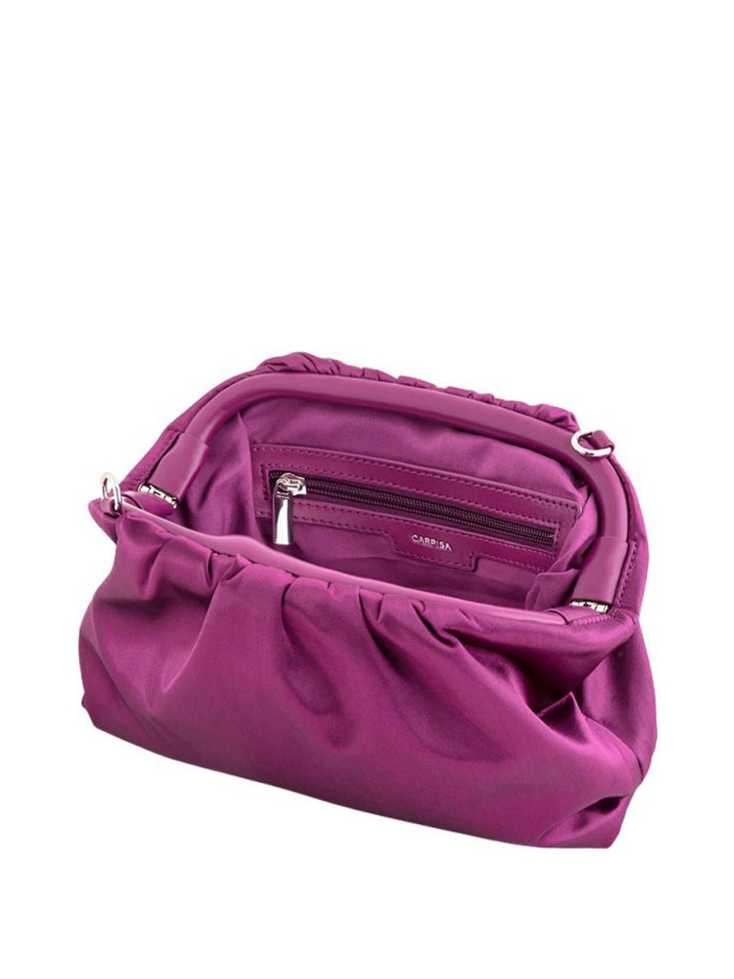 Carpisa Caipirinha Winter Purple Silk Solid Sling Handbag