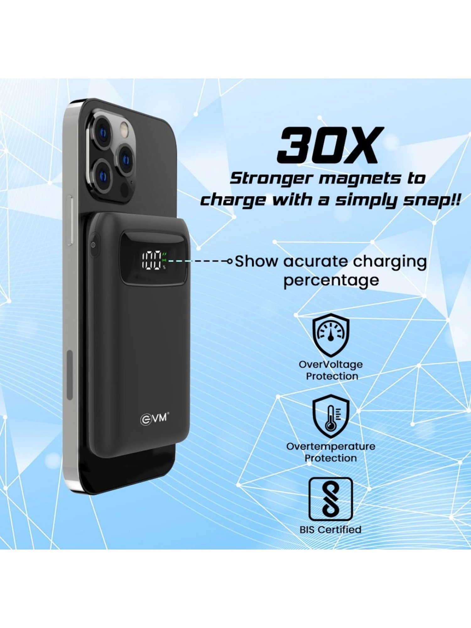 EVM EVMP0209 Enmag Power Bank 10000mah (Black)