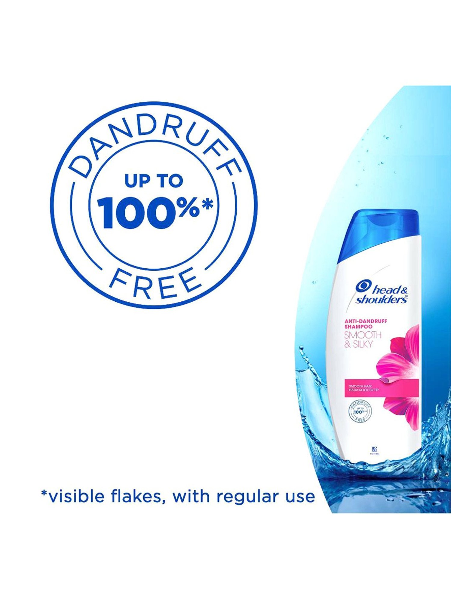 Head & Shoulders Smooth & Silky Anti-Dandruff Shampoo - 340 ml