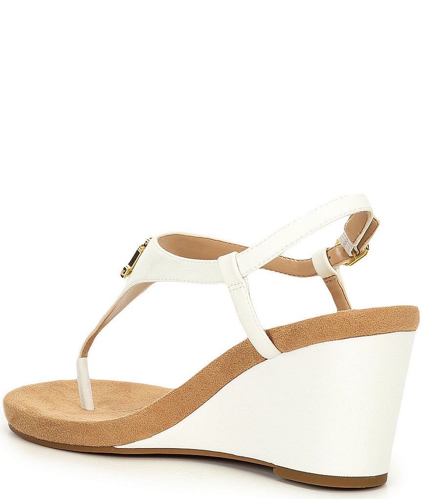 Lauren Ralph Lauren Jeannie Logo Wedges