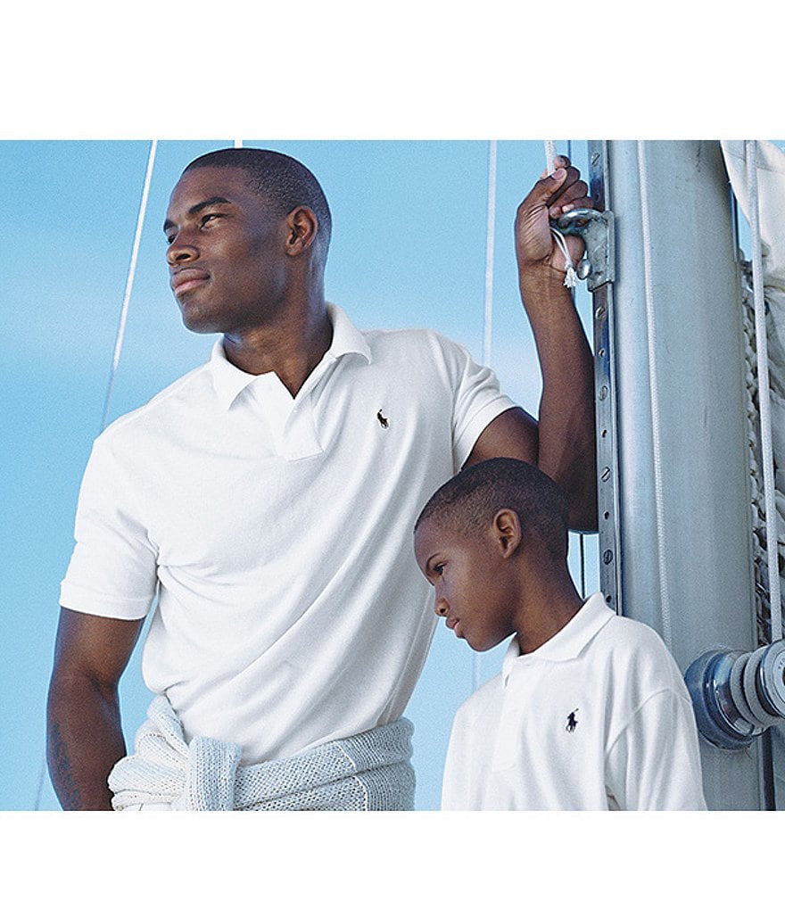 Polo Ralph Lauren Classic-Fit Solid Mesh Polo Shirt