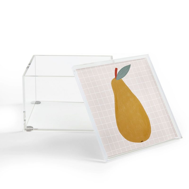 Olivia & May Set of 3 Weave Baskets with Wooden Lids