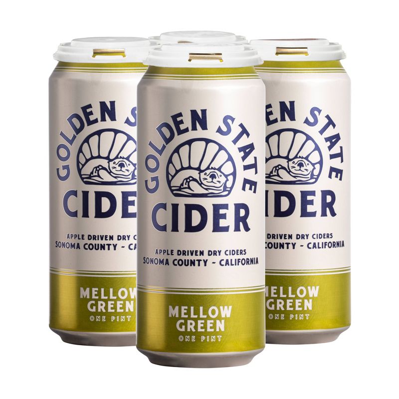 Golden State Mellow Green Hard Cider - 4pk/16 fl oz Cans