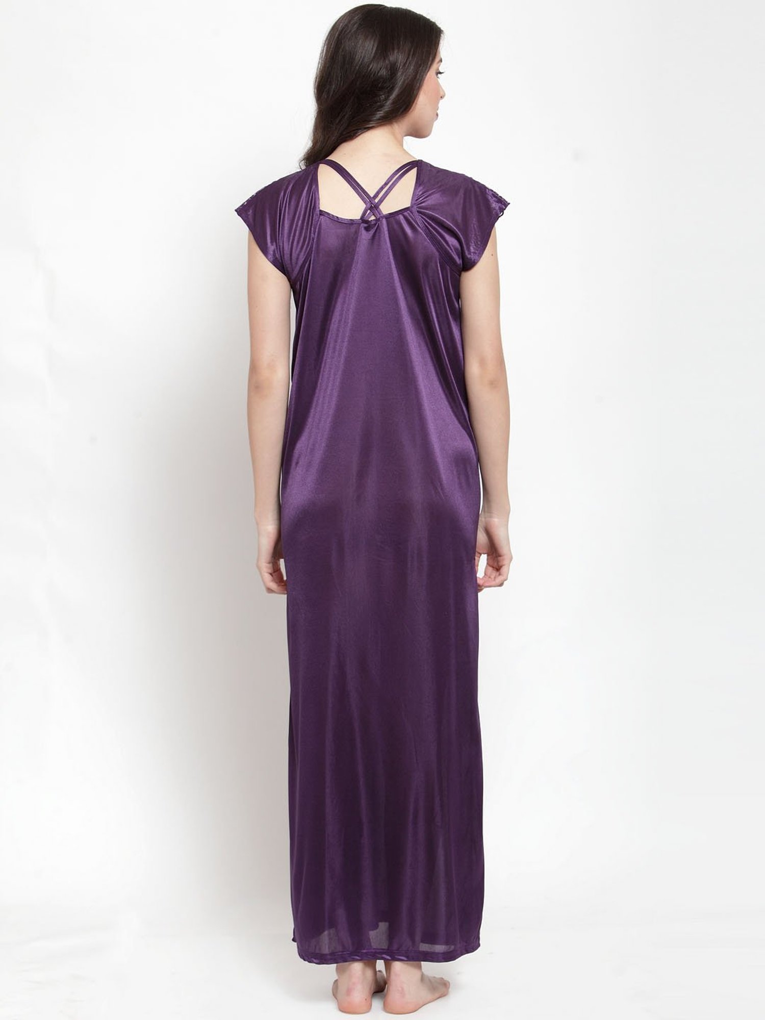 Secret Wish Purple Lace Nighty