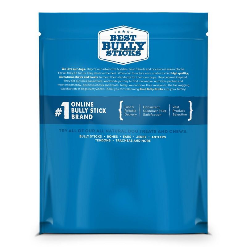 Best Bully 6" Beef Gullet Sticks Rawhide Dog Treats - 20pk