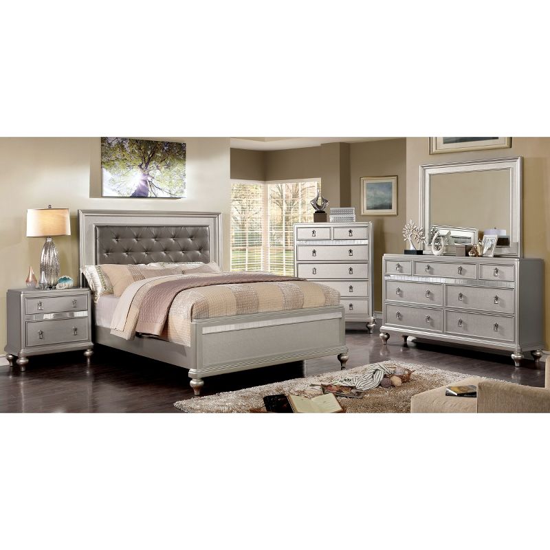 Colette  Adult Full Bed Silver - HOMES: Inside + Out