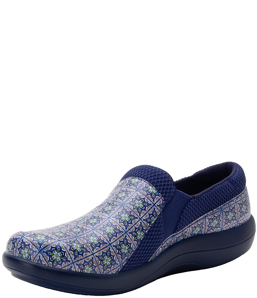 Alegria Duette Southwestern Tile Print Slip-Ons