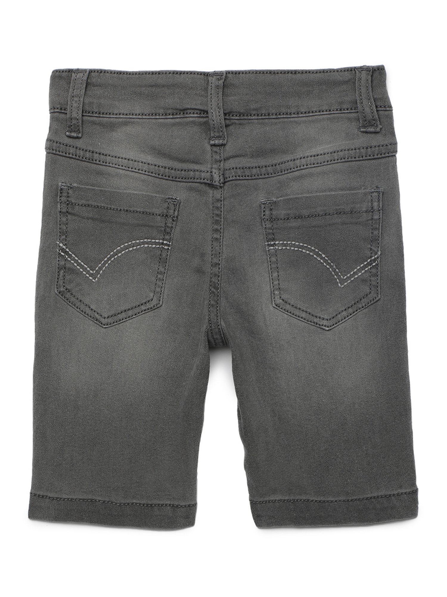 Under Fourteen Only Kids Grey Distressed Shorts