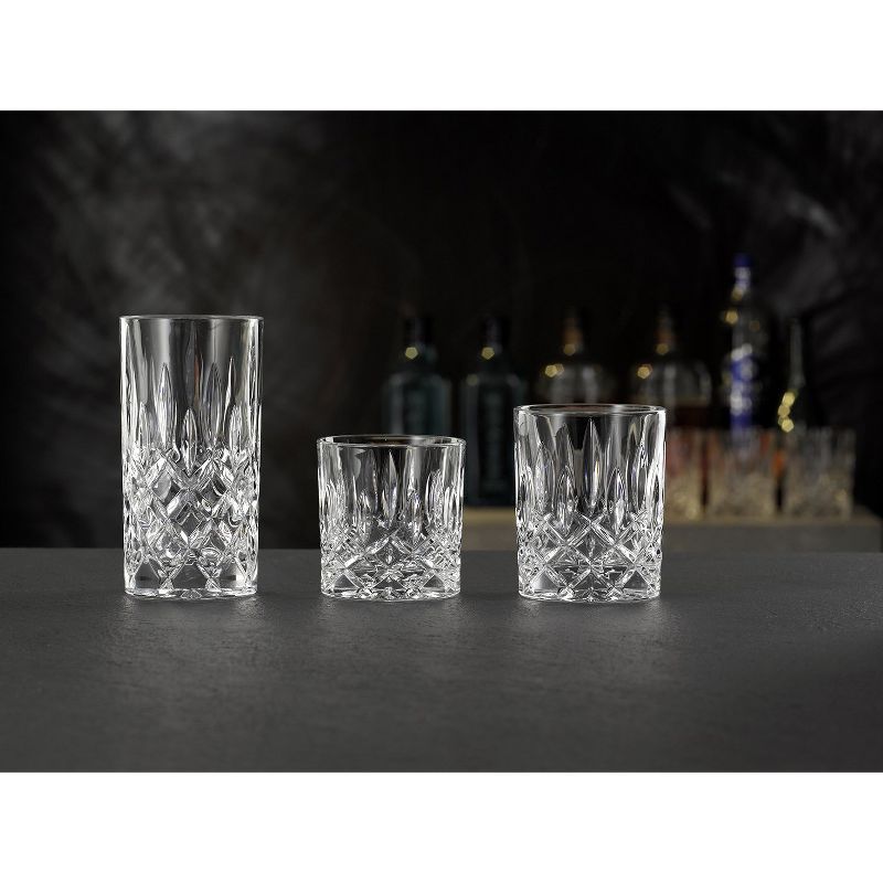 Riedel 89208 Nachtmann Nobelesse 13.2 Ounce Crystal Longdrink Table Drinkware Set with 4 Glasses