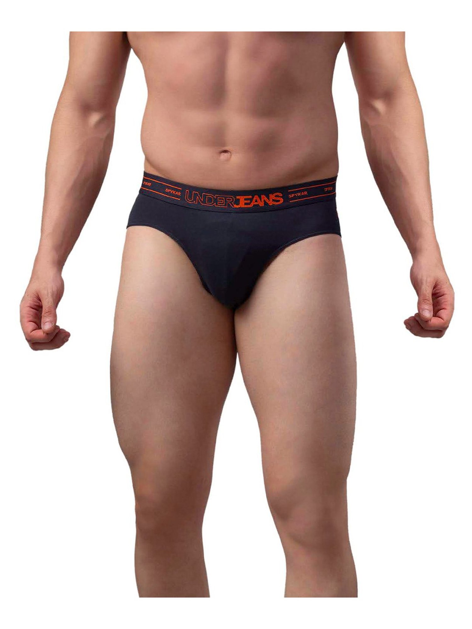 UnderJeans by Spykar Dark Blue Briefs