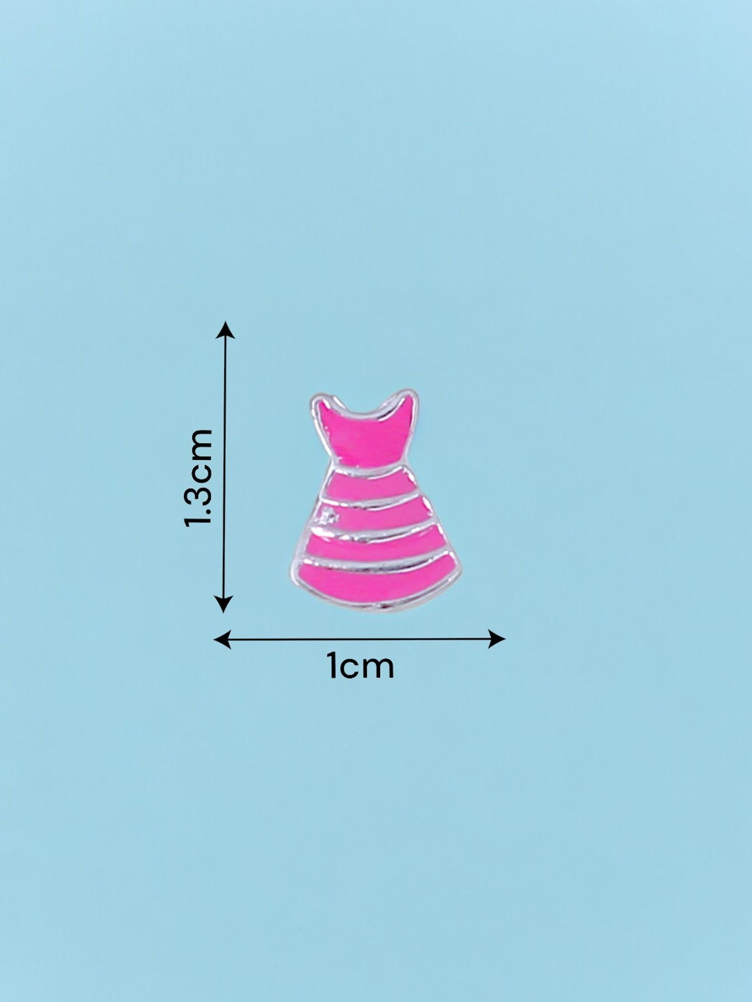 Taraash 925 Sterling Silver Pink Dress Earrings for Kids & Girls