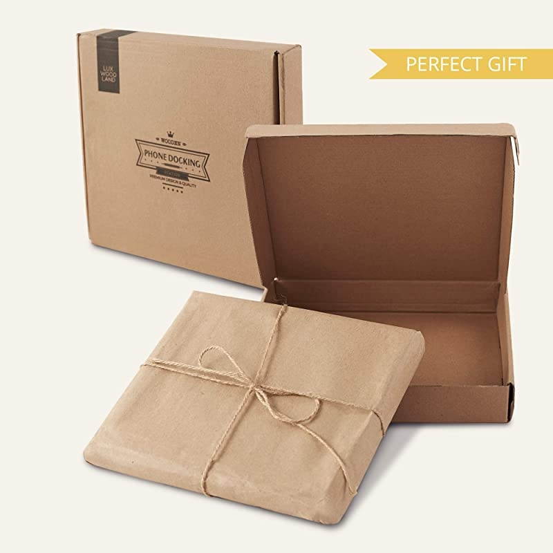 Phone Charging Station for Men ?and? Nightstand Organizer Dock - ?for All iPhone, Android Devices - en Bedside Stand