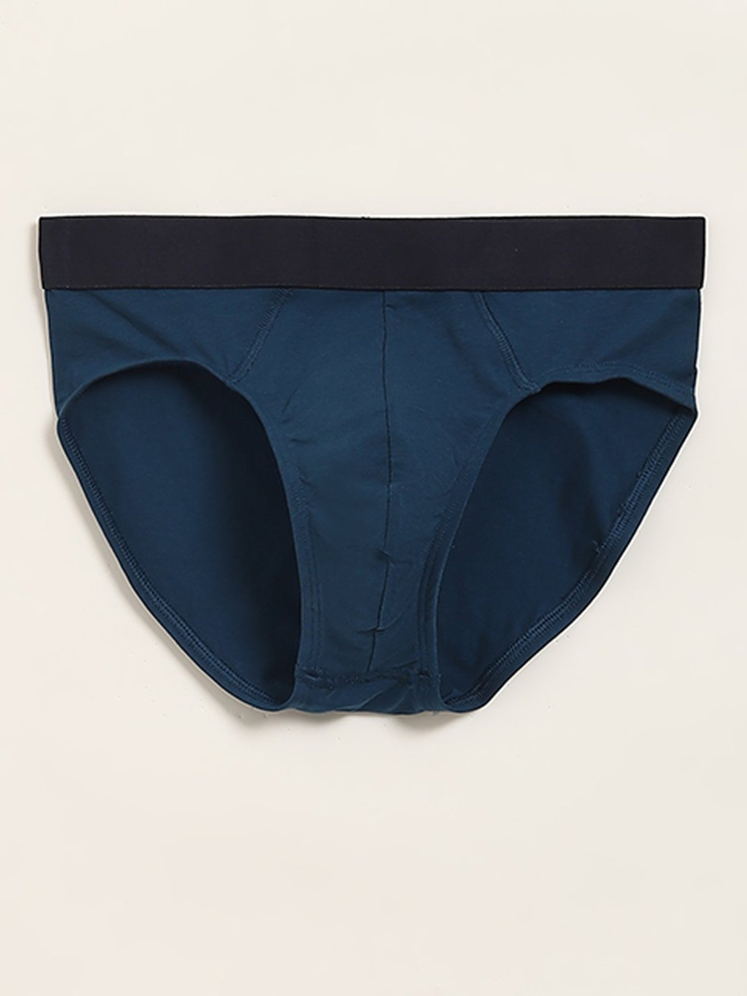 WES Lounge by Westside Teal Relaxed Fit Briefs - Pack of 3