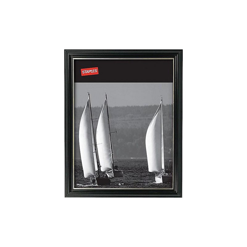Staples Wood Picture Frame Black (53123/20196) 810897