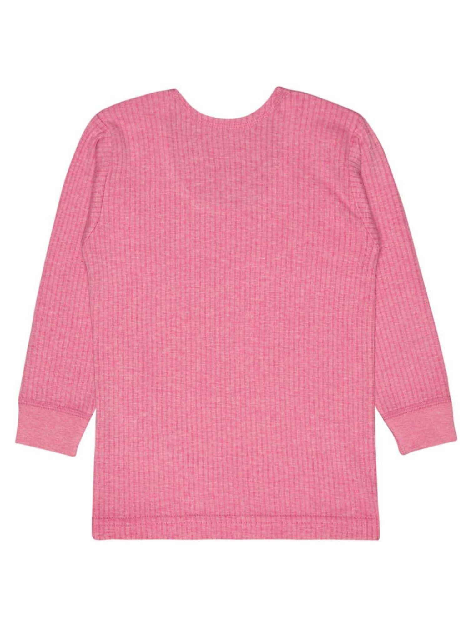 Bodycare Kids Fuchsia Pink Cotton Regular Fit Full Sleeves Thermal Top