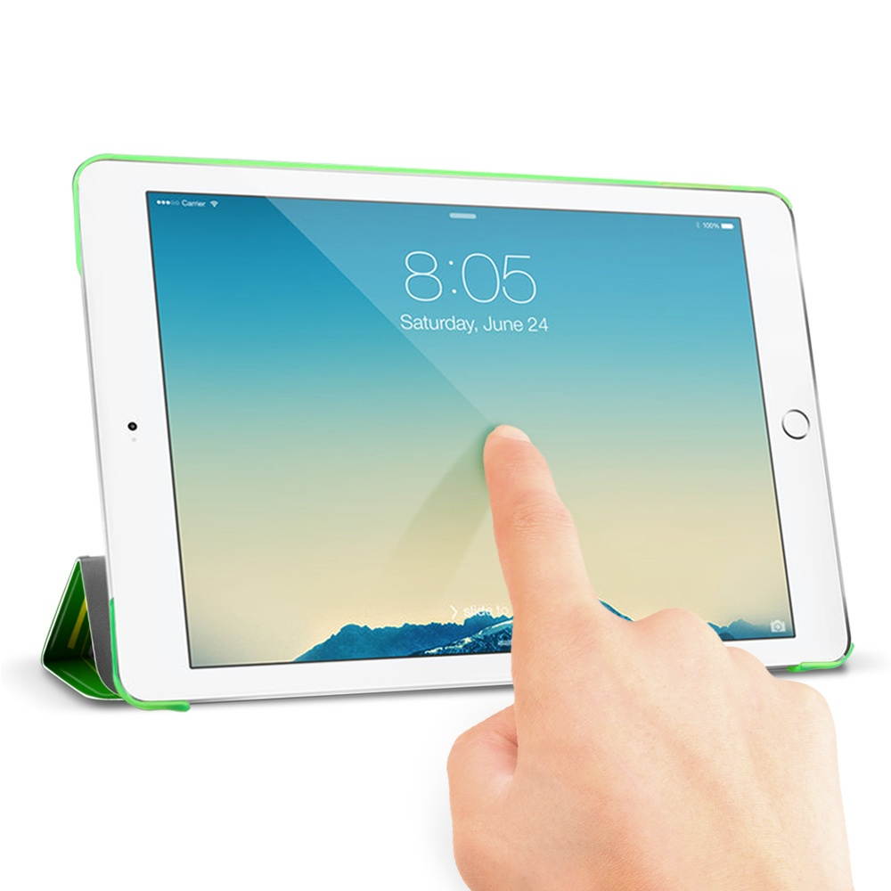 iPad Air 1 Case - Slim Lightweight Shell Smart Cover Stand, Hard Back Protection with Auto Sleep Wake for Apple iPad Air 1 (Football)