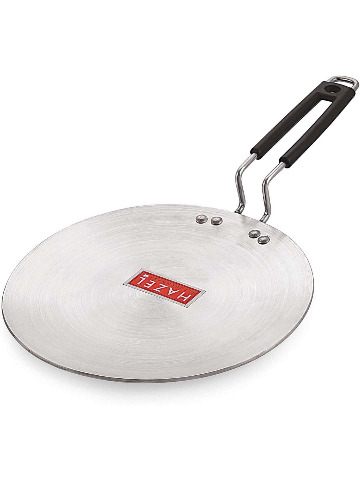 Sumeet Gold Series Pre Seasoned Cast Iron Concave Tawa for Roti 27cm 1.8kg, Gas & Induction-Friendly