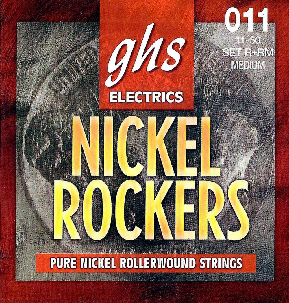 GHS R+RM Nickel Rockers Roundwound Medium Electric Guitar Strings