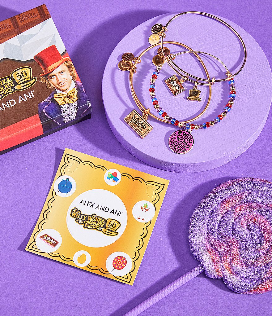 Alex and Ani Willy Wonka Charm Duo Bracelet