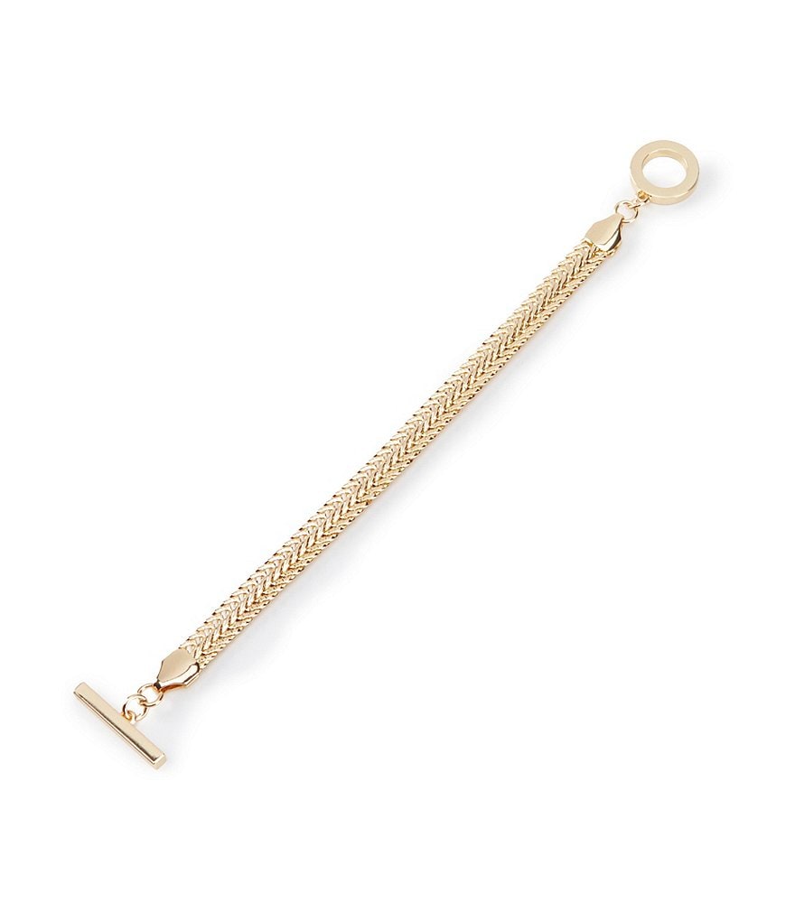 Anne Klein Gold Flex Chain Bracelet
