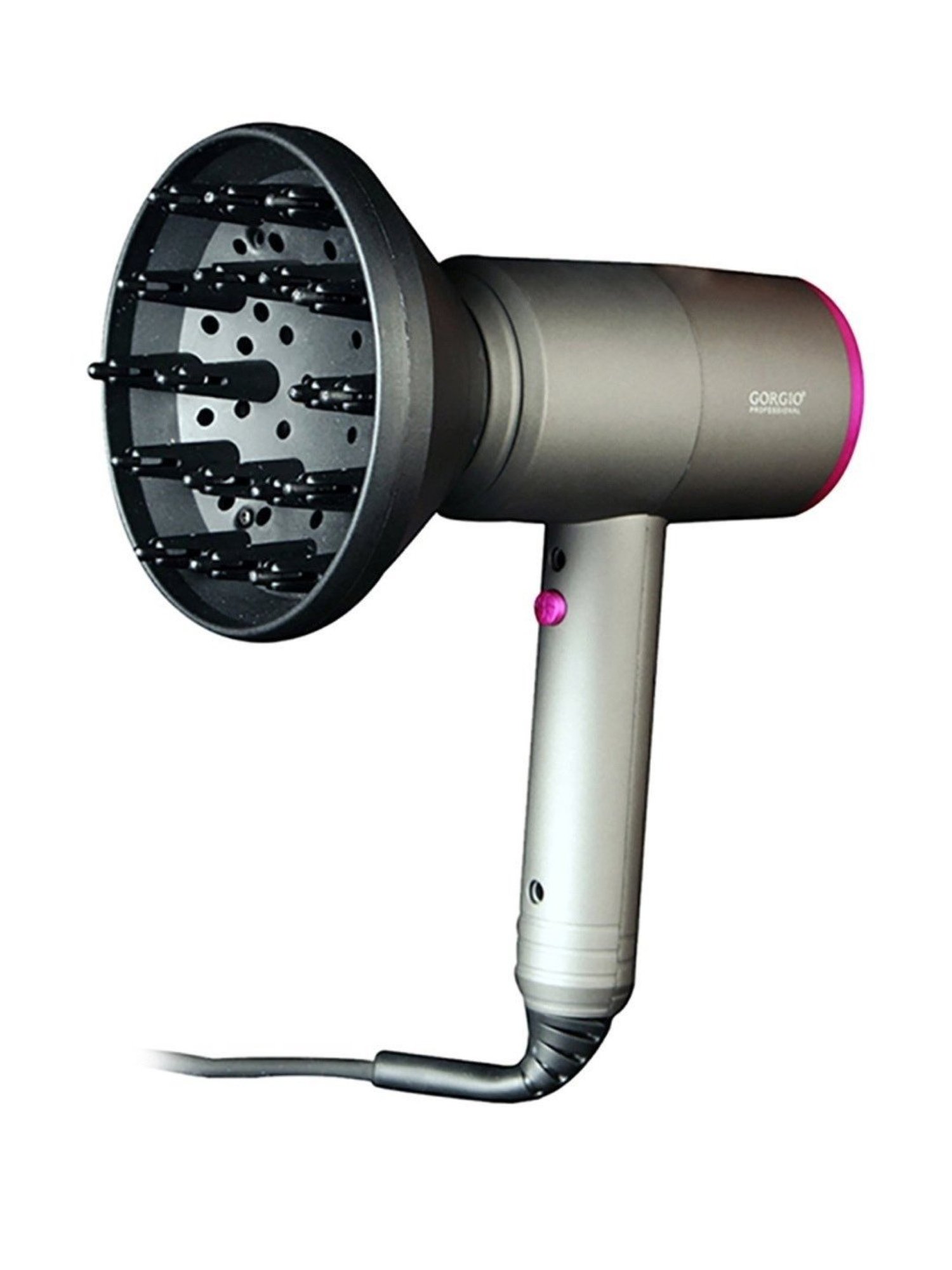 Staunch SHD2011 1600W Compact and Foldable Hair Dryer (White and Pink)