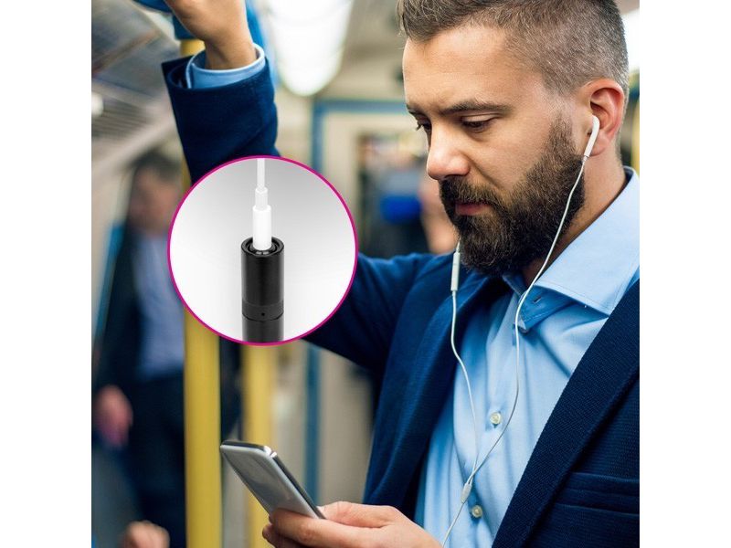 Aluratek Bluetooth Audio Receiver with Built-in Microphone - 33 ft - Portable