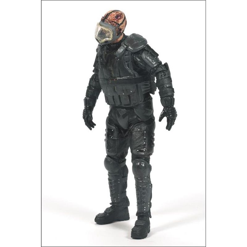 Mcfarlane Toys The Walking Dead TV Series 4 5" Action Figure: Riot Gear Gas Mask Zombie