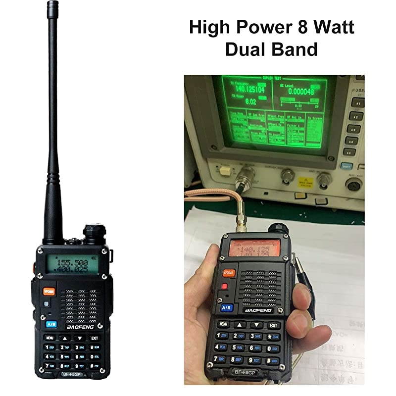 Radio High Power Upgraded  UV-5R Ham Radio Handheld Two Way Radios with TIDRADIO-771 Antenna  Walkie Talkies (5 Pack)