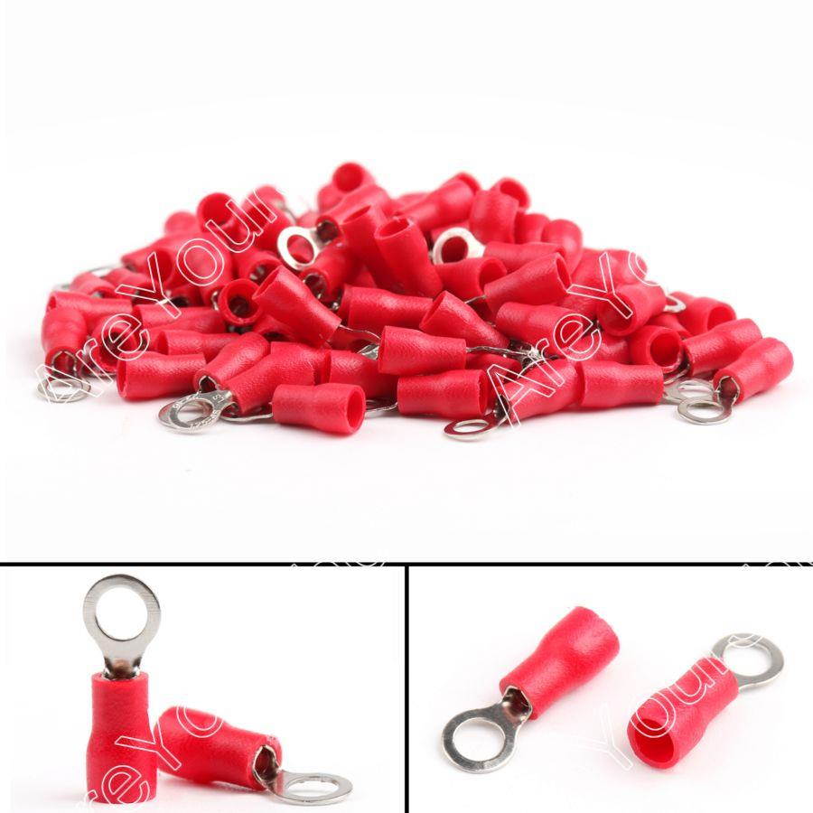 Crimp Terminals RV1.25-4 Insulated Ring Wire Connector Crimp Terminals Cord  1000PCS  Cr