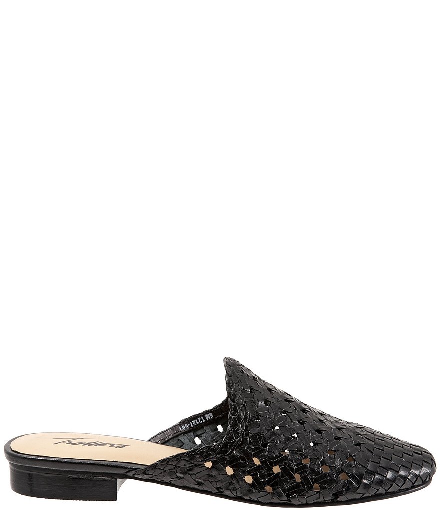 Trotters Leona Woven Leather Mules