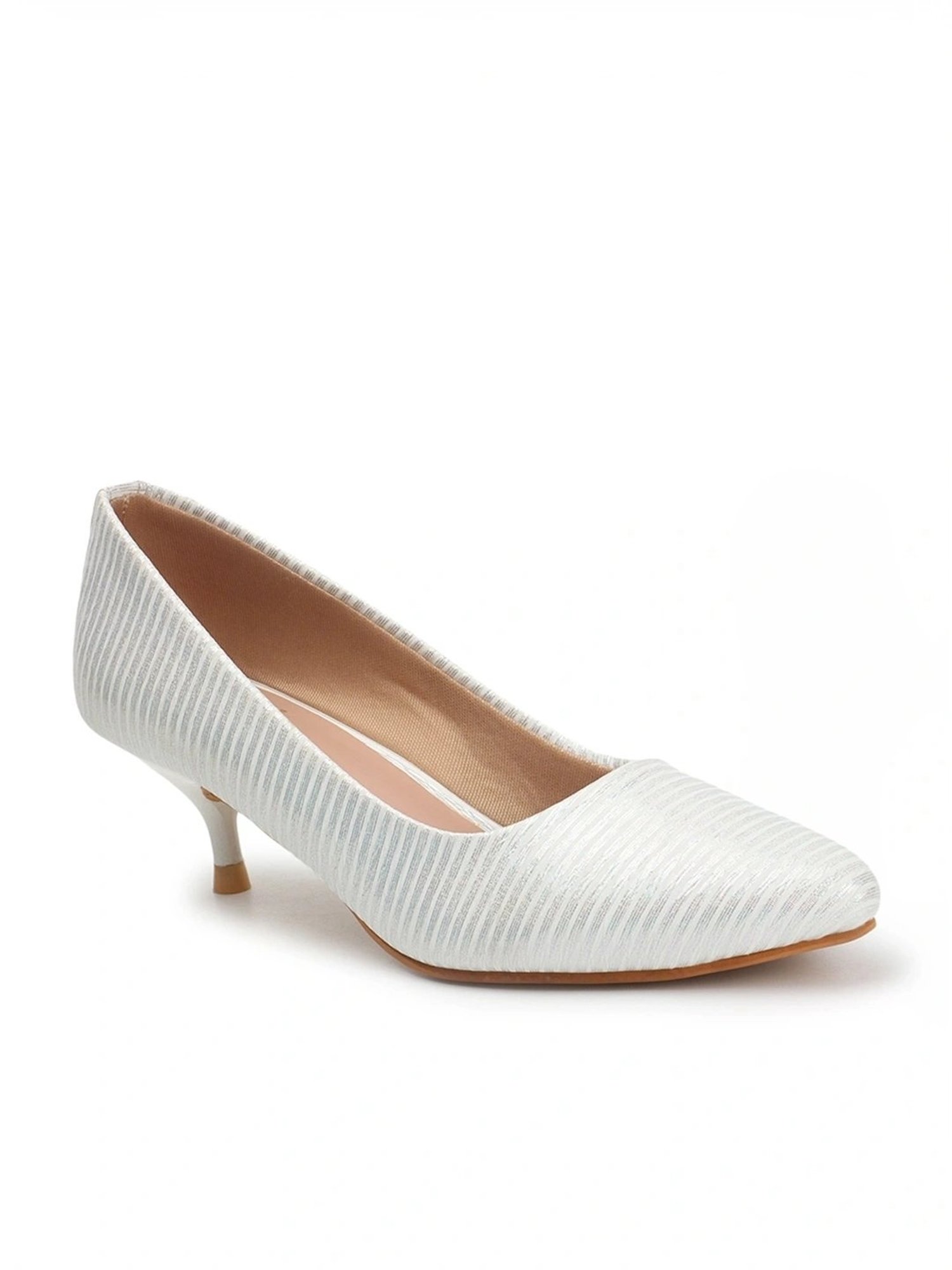 Carlton London Women's White Casual Pumps